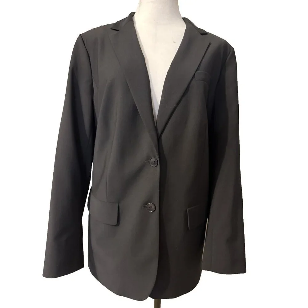 Talbots | Jackets & Coats | Talbots Suit Jacket Blazer 6w Black ...